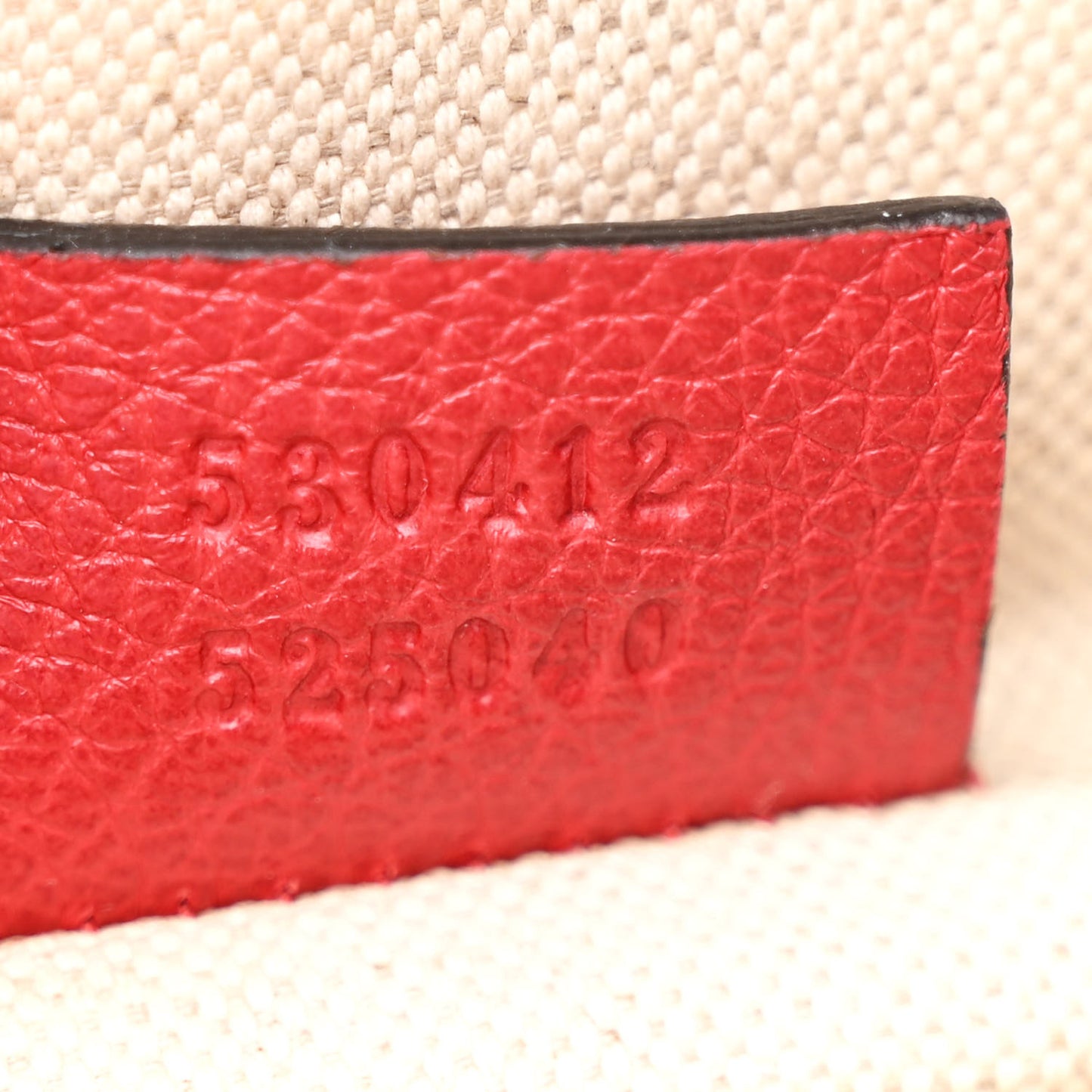 Grained Calfskin Logo Belt Bag Hibiscus Red