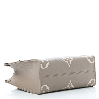 Louis Vuitton Empreinte Monogram Giant Onthego PM Tourterelle Creme 4 of 10