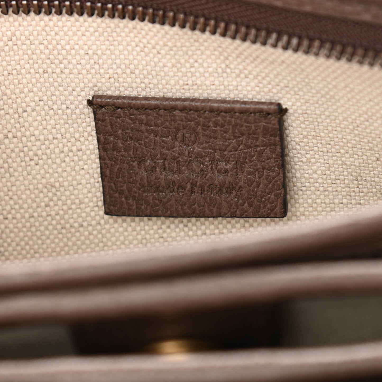 GG Supreme Monogram Web Ophidia Crossbody Beige New Acero