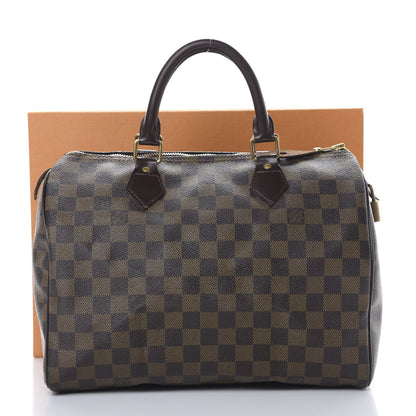 Louis Vuitton Damier Ebene Speedy 30 21 of 21