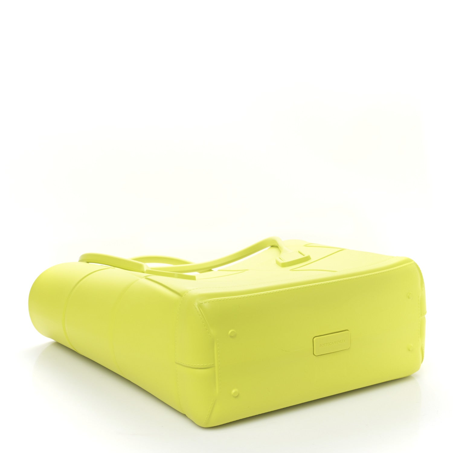 Bottega Veneta Rubber Maxi Intrecciato Medium Arco Kiwi Green 3 of 7