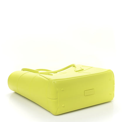 Bottega Veneta Rubber Maxi Intrecciato Medium Arco Kiwi Green 3 of 7