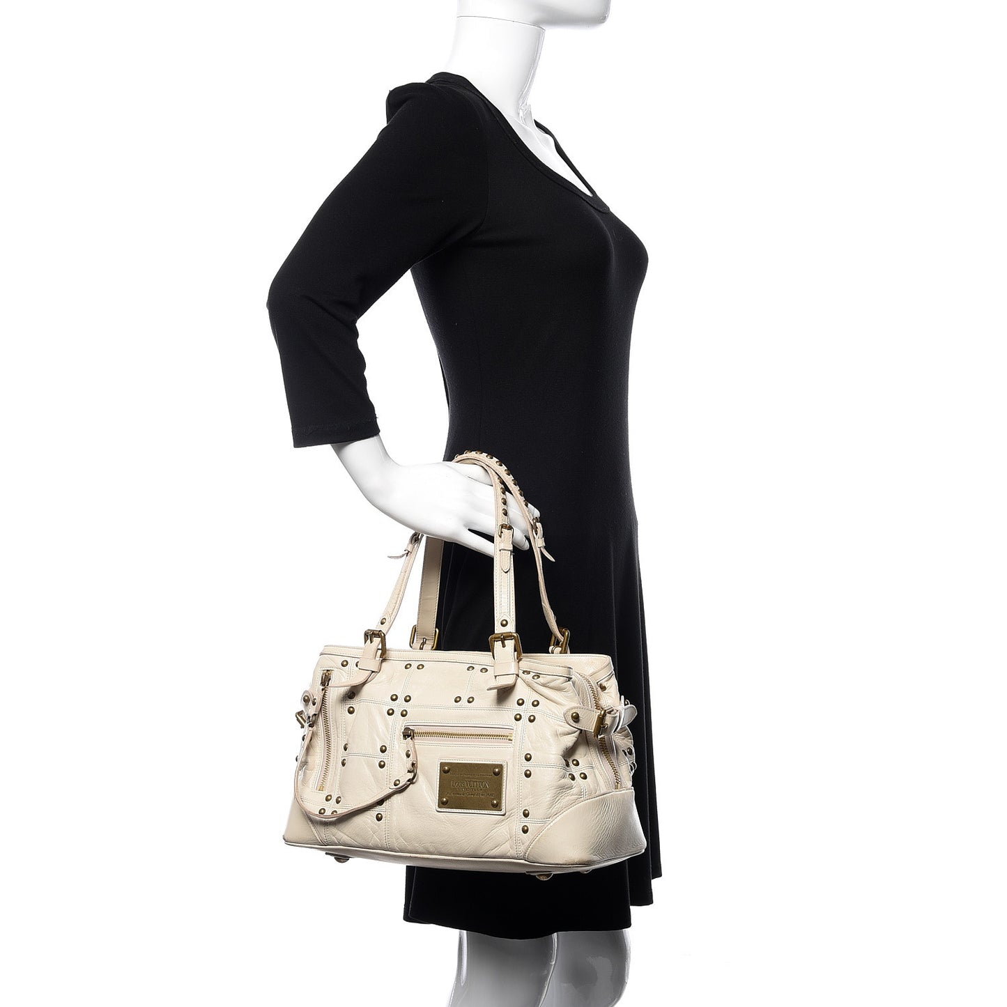 Lambskin Riveting White