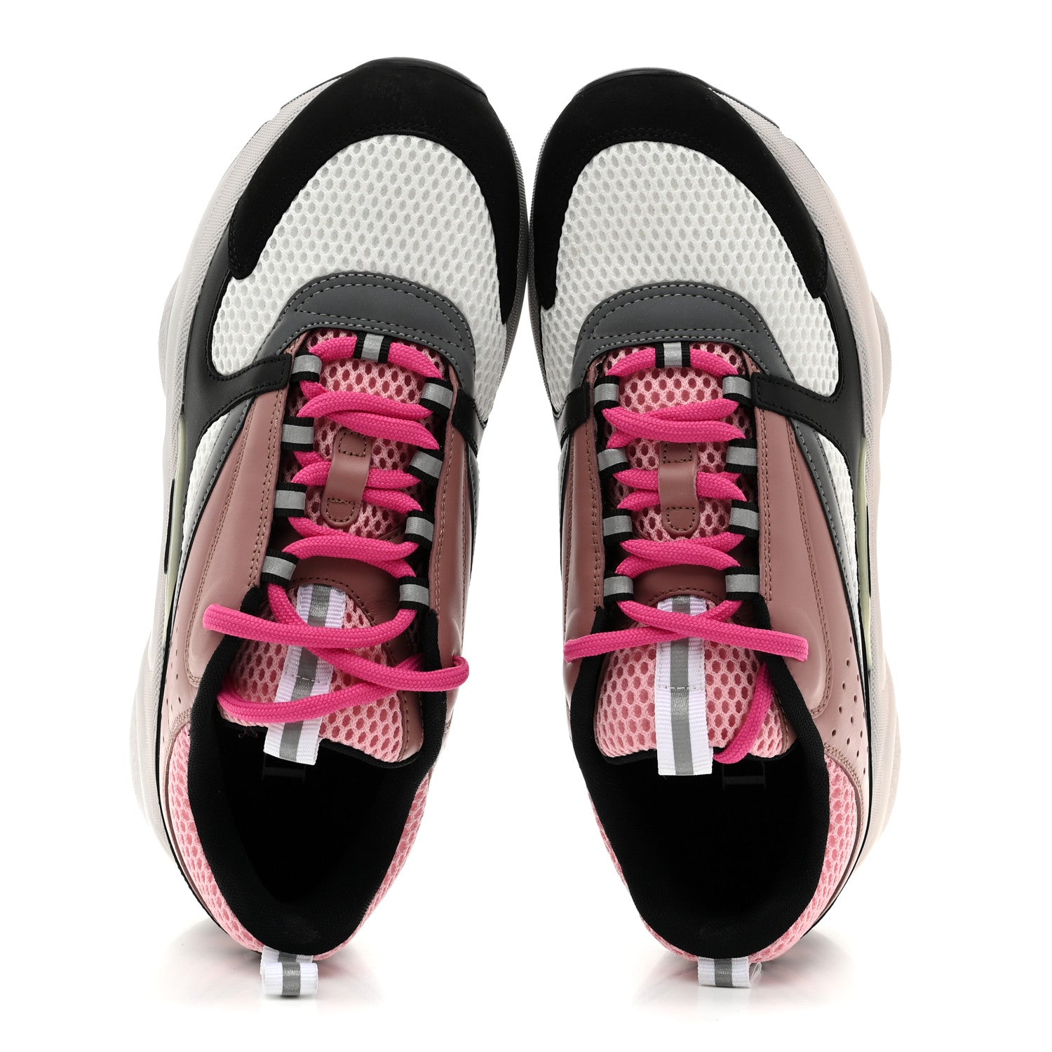 Christian Dior Technical Mesh Calfskin Womens B22 Sneakers 40 Red 2 of 10