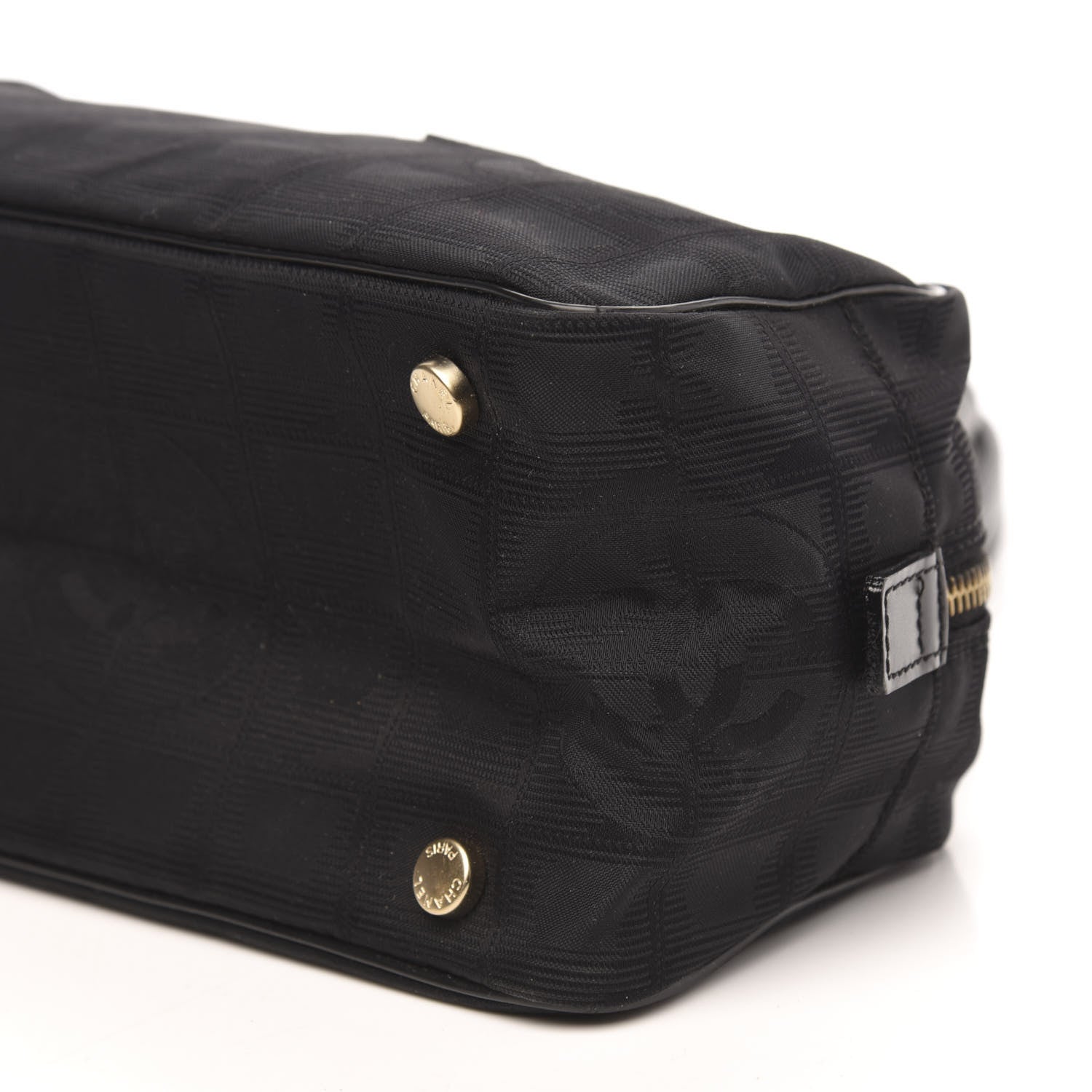 Chanel Nylon Travel Bowler Black 10 of 10