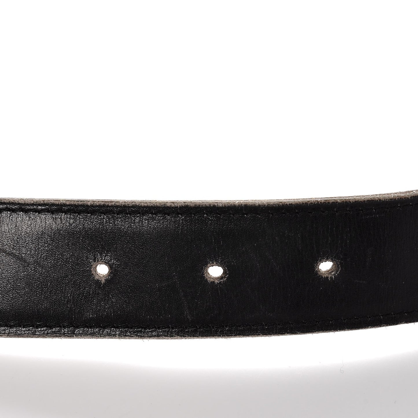Box Togo H Belt 75 Black Gold