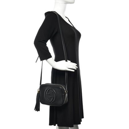 Gucci Pebbled Calfskin Small Soho Disco Bag Black 2 of 10