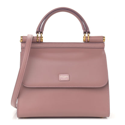 Dolce & Gabbana Vitello Morbido Small Sicily 58 Bag Dusty Pink 1 of 13