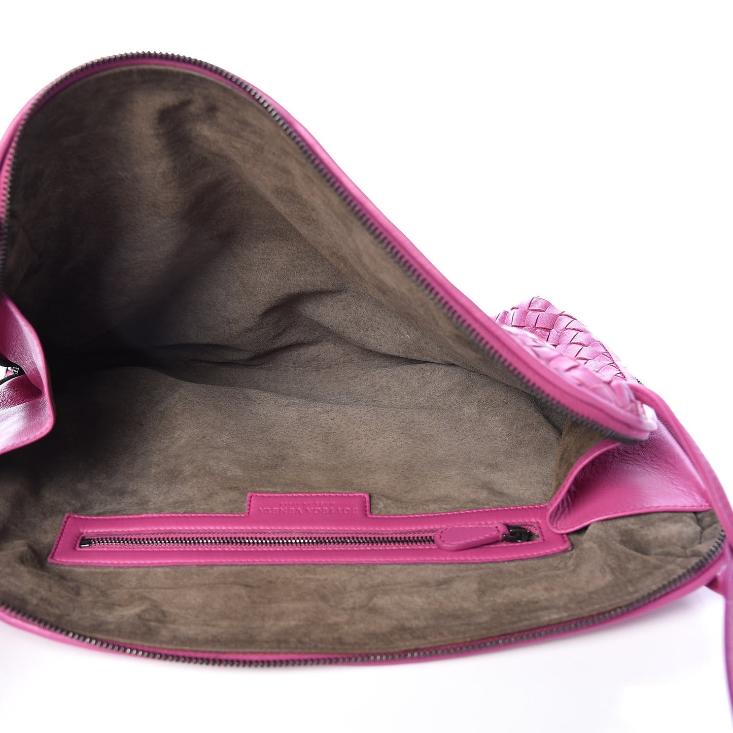 Nappa Intrecciato Pillow Crossbody Messenger Peony