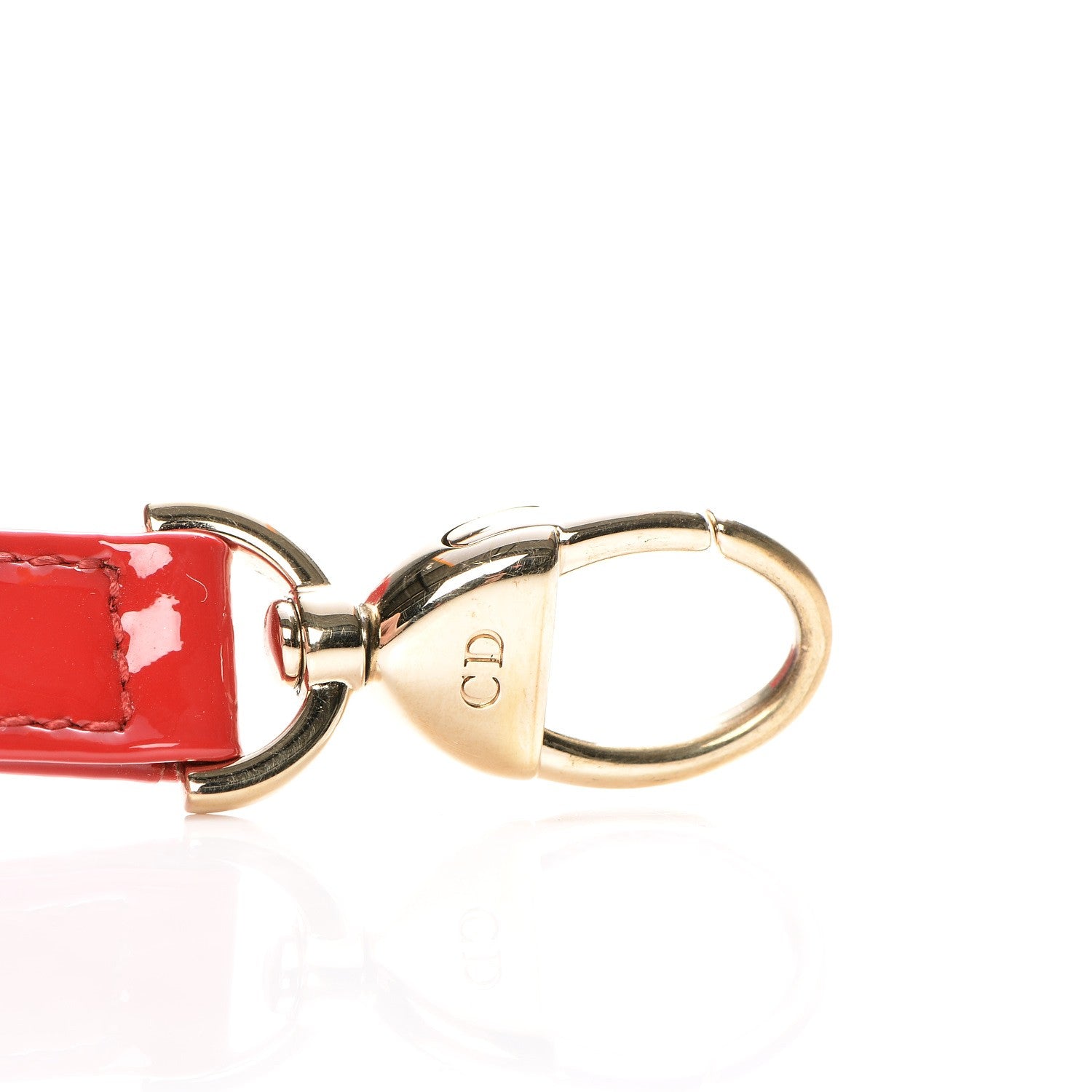 Christian Dior Patent Cannage Medium Lady Dior Red 11 of 20