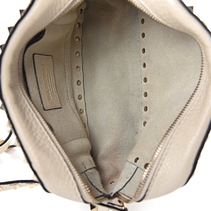 Valentino Garavani Grained Calfskin Rockstud Camera Crossbody Bag Ivory 6 of 13