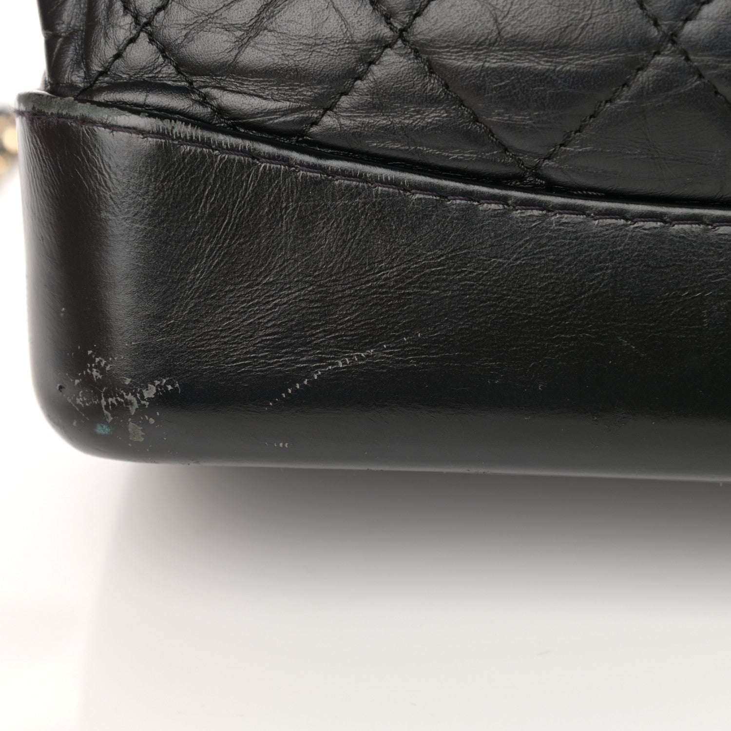 Chanel Aged Calfskin Quilted Small Gabrielle Backpack Black 17 of 19