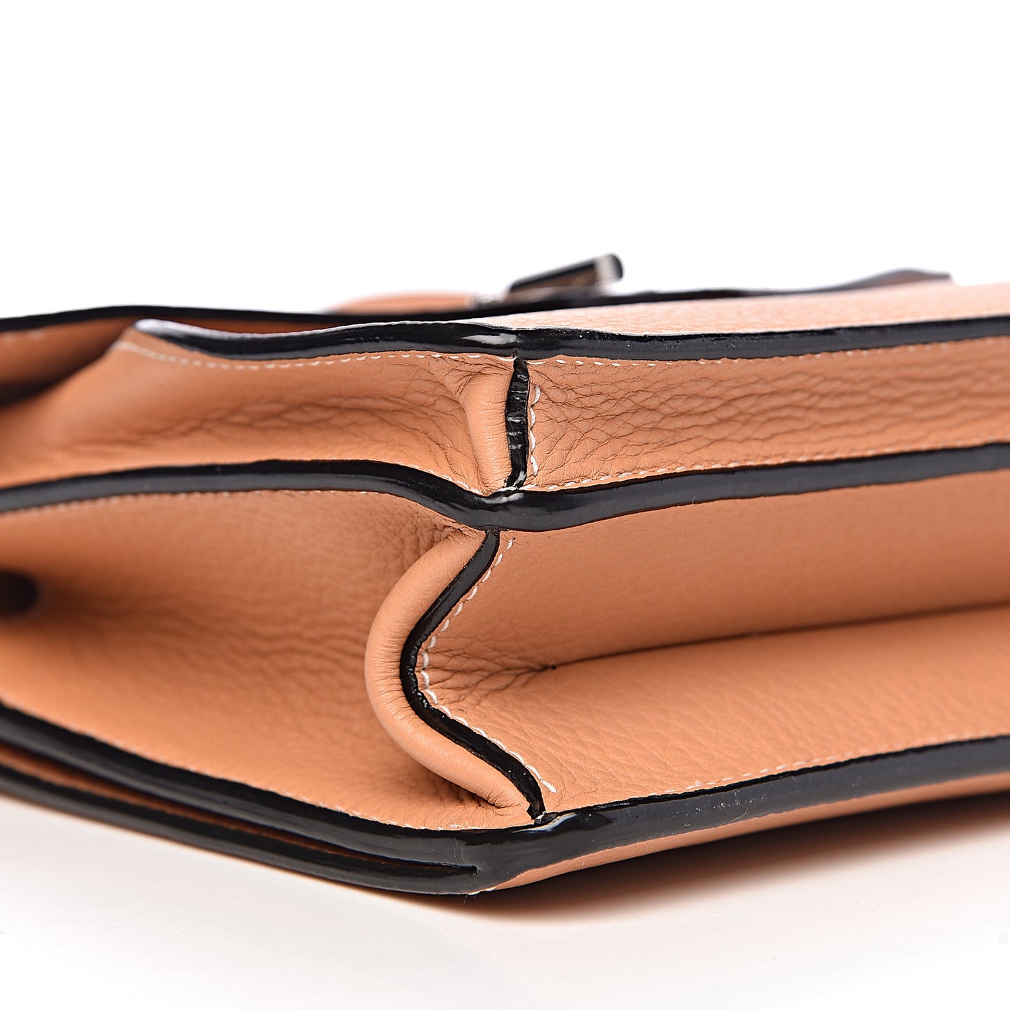 Calfskin Small Hava Top Handle Bag Wheat