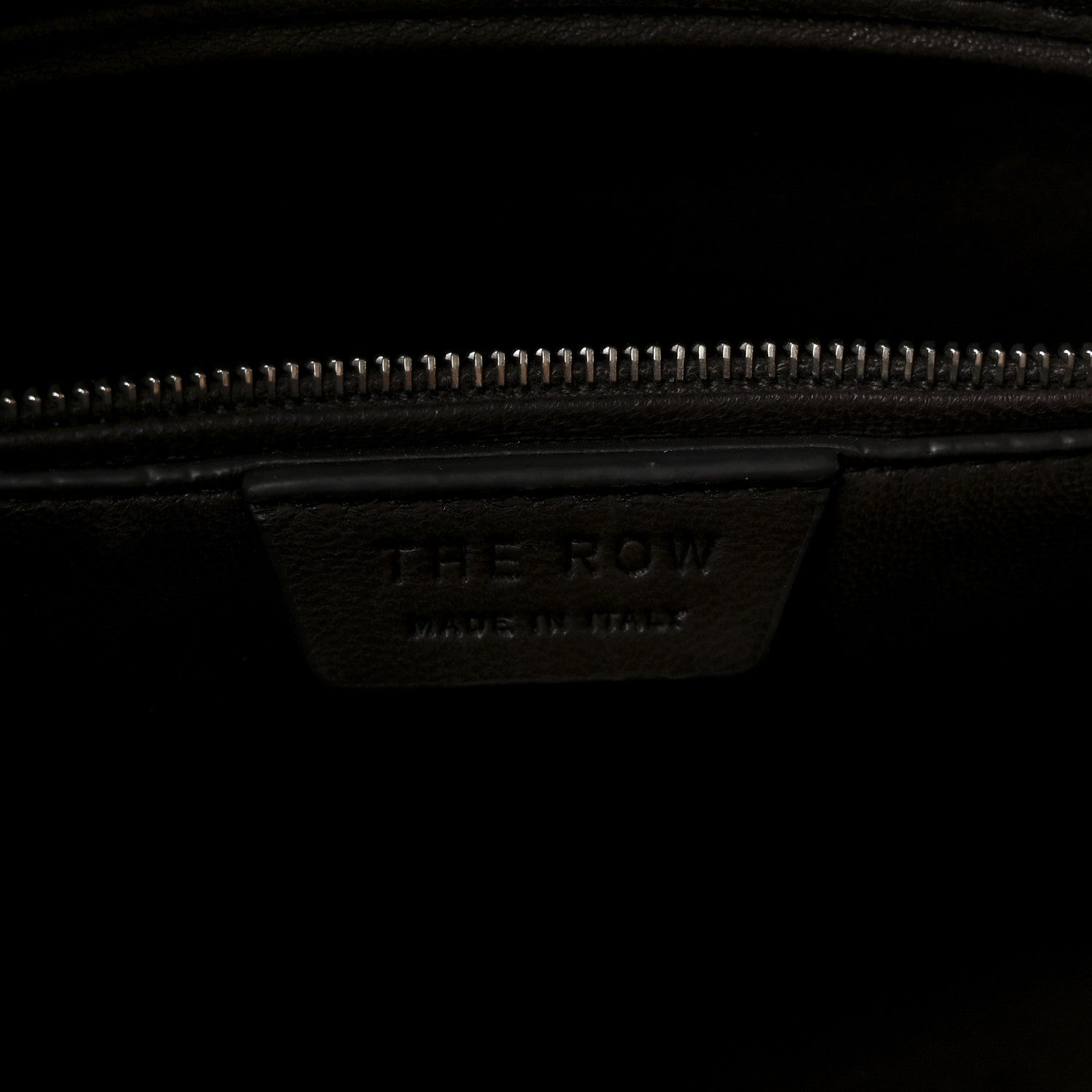 The Row Polished Saddle Calfskin Medium N/S Park Tote Burnt Wood 6 of 9
