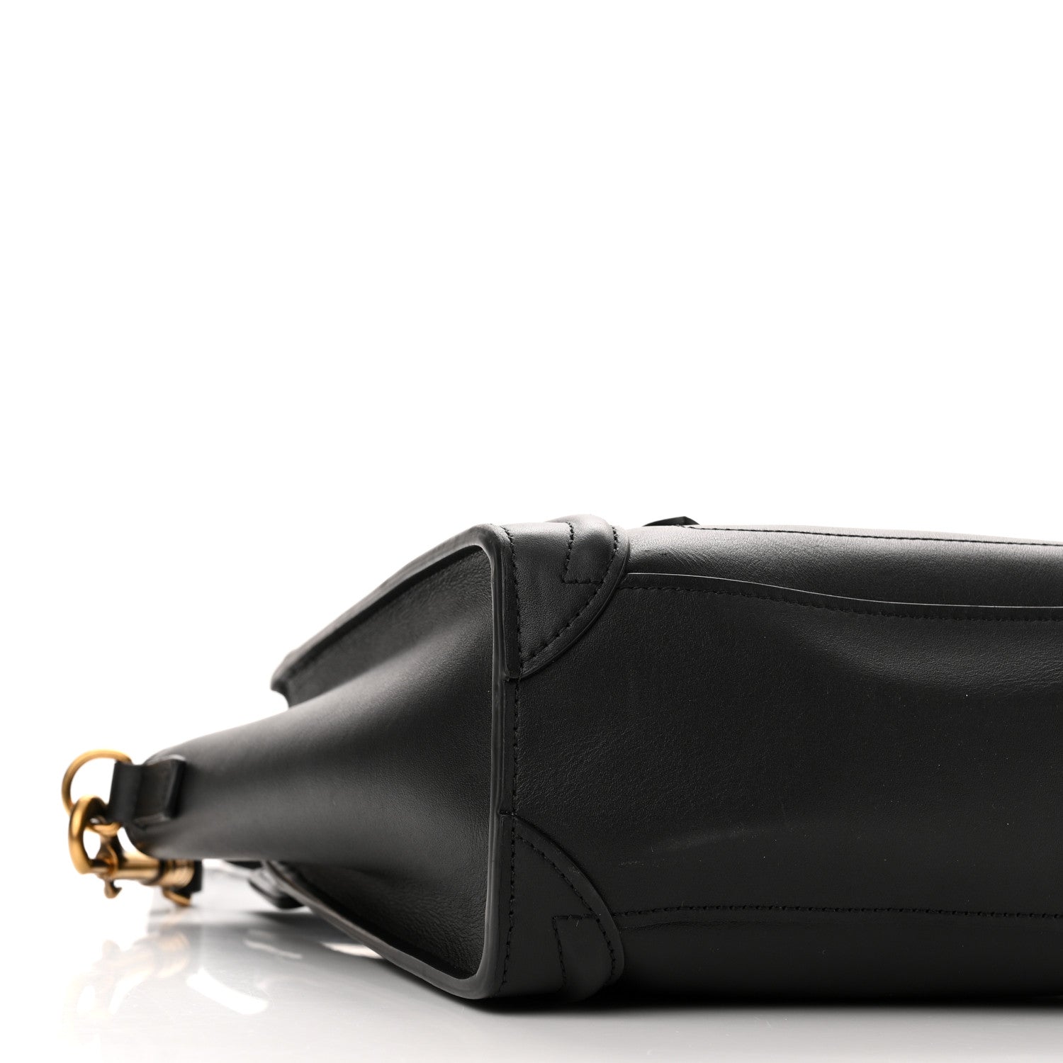 Celine Smooth Calfskin Nano Luggage Black 9 of 11