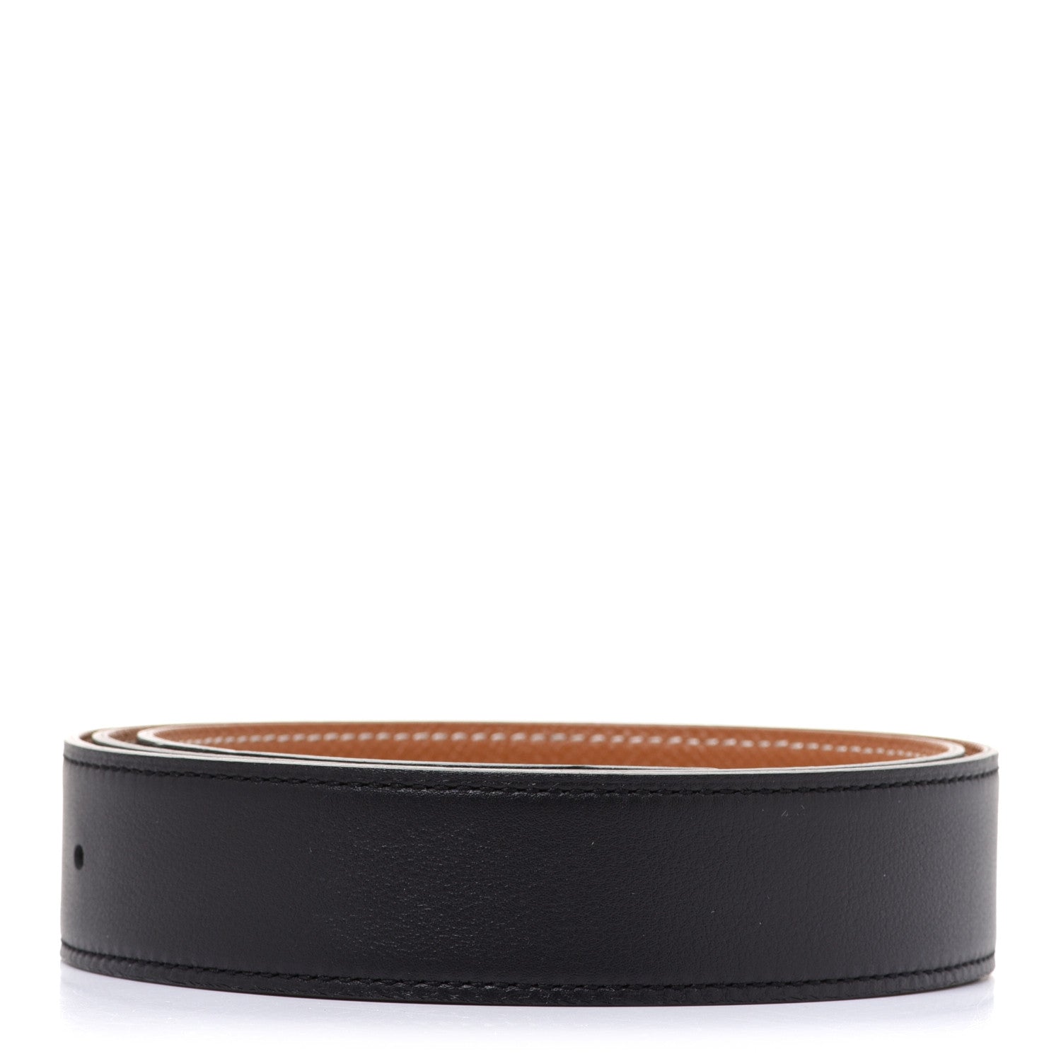 Hermes Epsom Swift 32mm Belt Strap 85 Gold Black 2 of 5