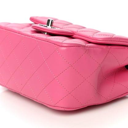 Chanel Lambskin Quilted Mini Square Flap Pink 10 of 13