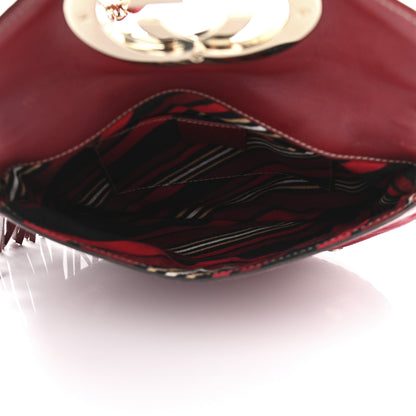 Gucci Suede Small Britt Tassel Shoulder Bag Dark Red 5 of 12