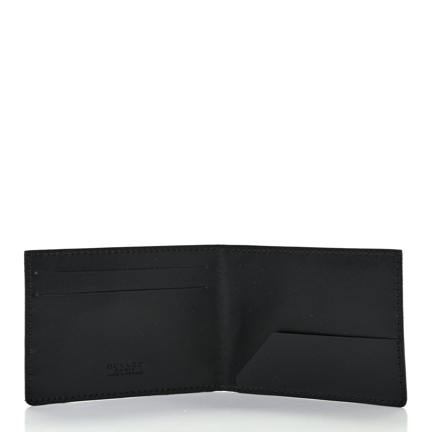 Goyardine Multi Slot Bi-Fold Wallet Black