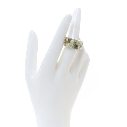 Louis Vuitton LOUIS VUITTON Resin Monogram Farandole Ring M 53 6.25 Grey 2 of 4