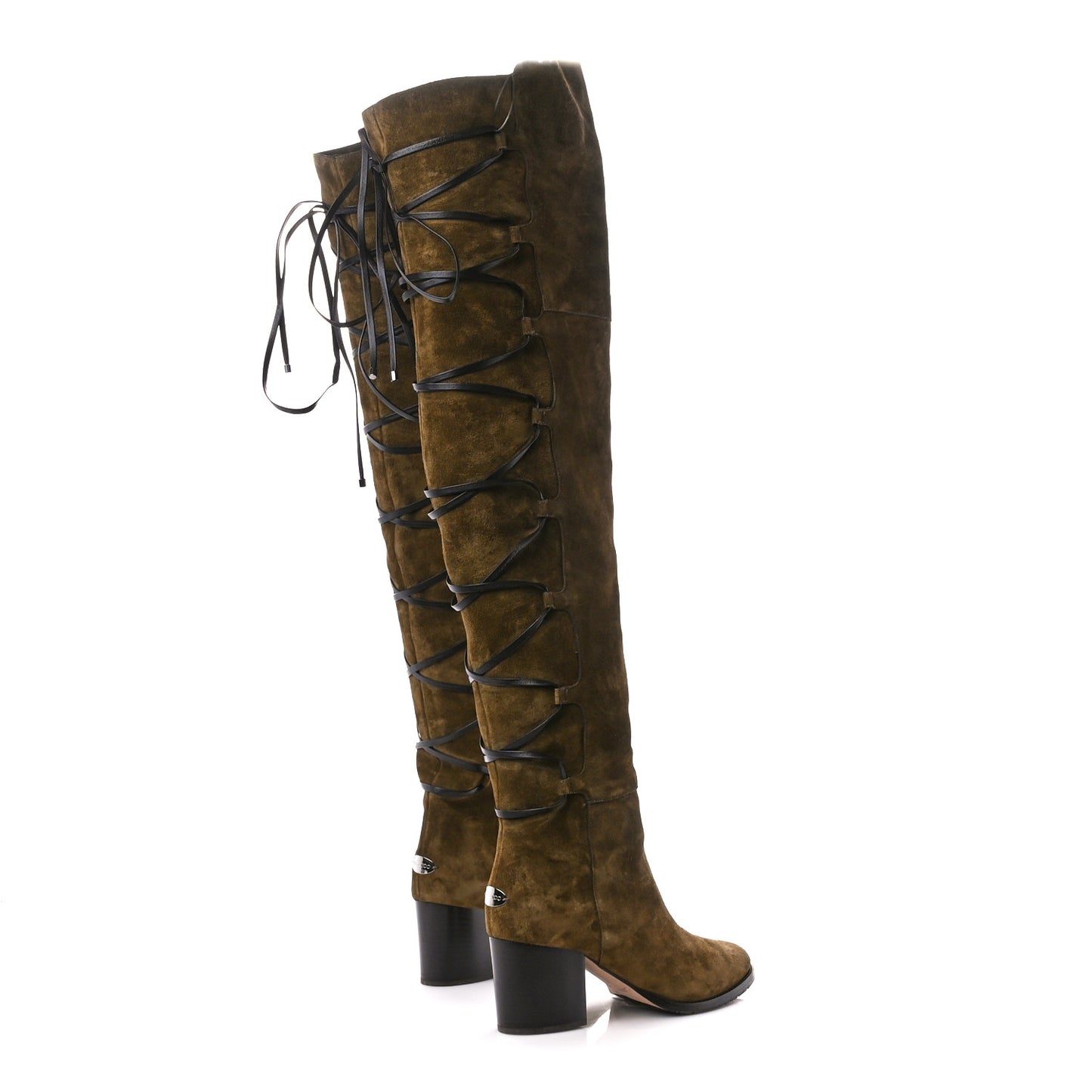 Suede Mayfair 65 Boots 36.5 Olive