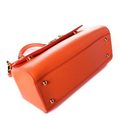 Dolce & Gabbana Dauphine Medium Miss Sicily Satchel Mandarino 4 of 8