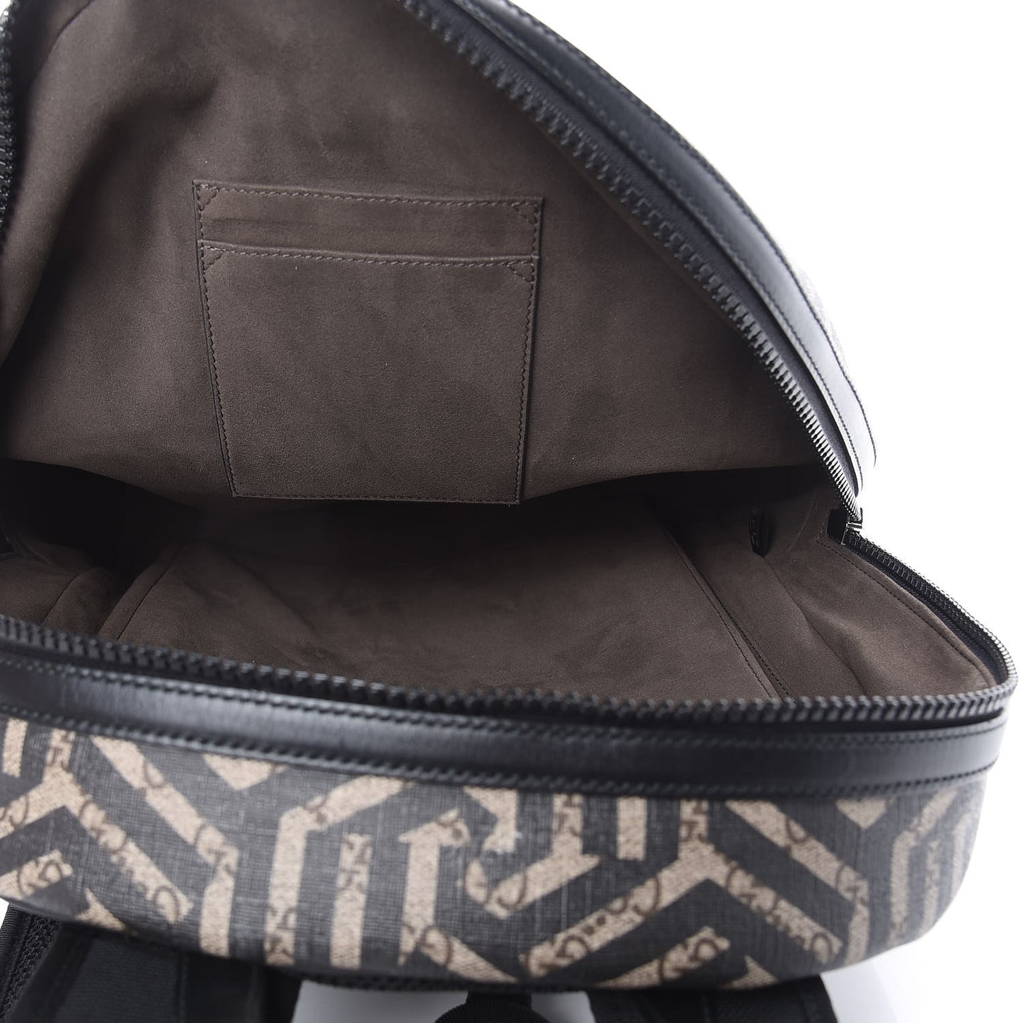 GG Supreme Monogram Caleido Medium Day Backpack Black