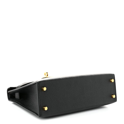 Hermes Epsom Mini Kelly Sellier 20 Black Black 3 of 10