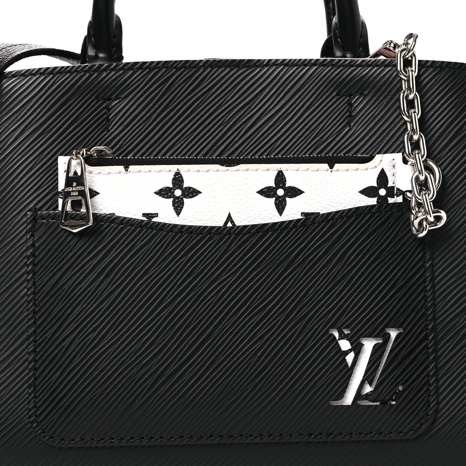 Louis Vuitton Epi Marelle BB Tote Black 8 of 10