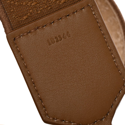 Loewe X SUNA FUJITA Calfskin Lemur Jacquard Anagram Strap Oak 4 of 7