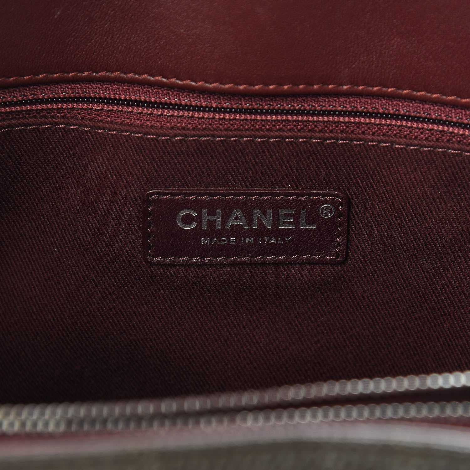 Chanel Caviar Quilted Large CC Accordion Shopping Bag Brown 6 of 15
