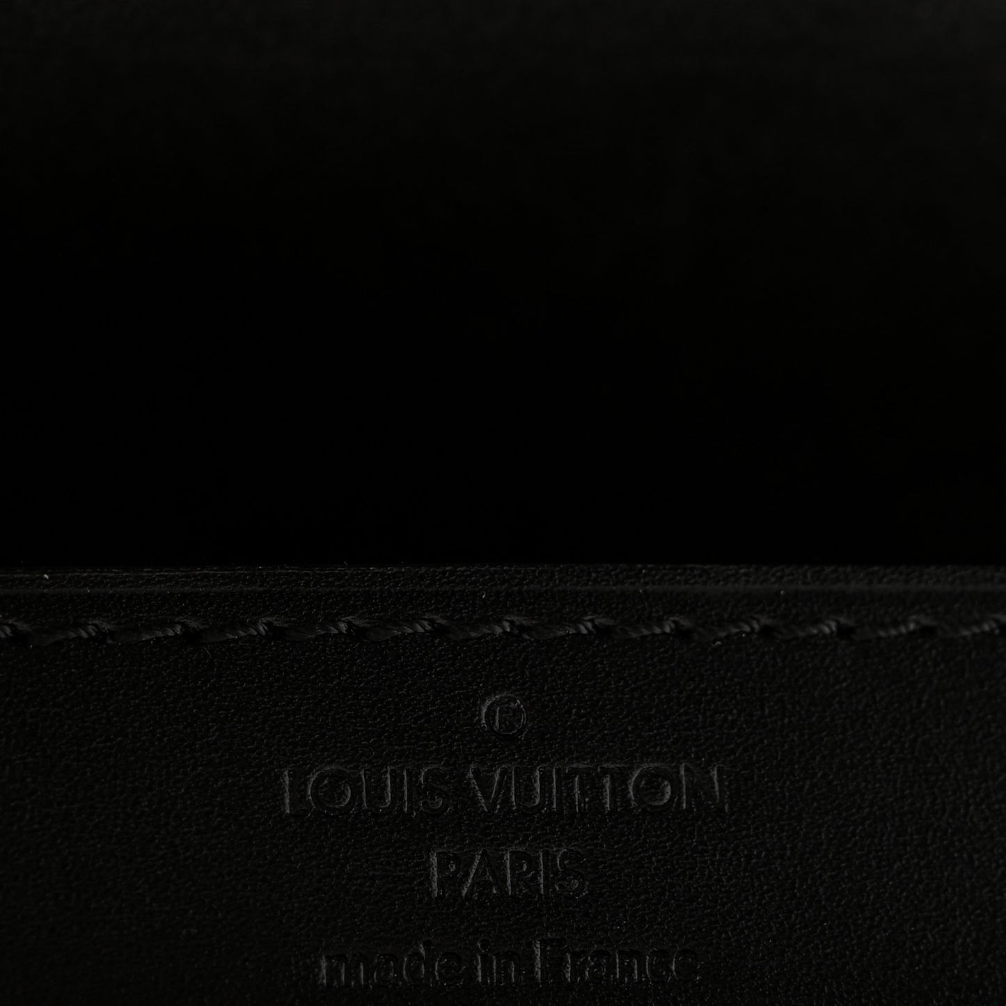 Calfskin Chain Louise MM Black