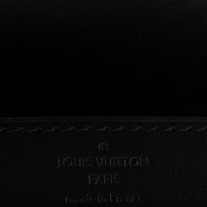 Louis Vuitton Calfskin Chain Louise MM Black 6 of 12