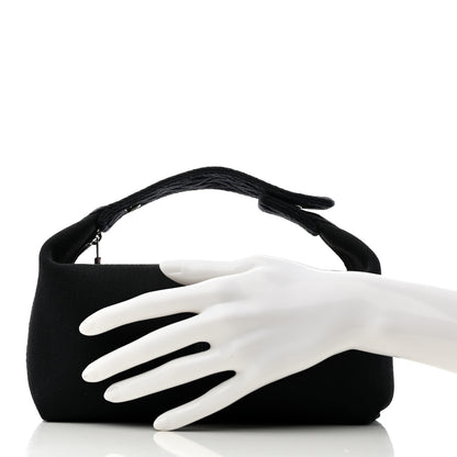 Hermes Canvas Small Bride-A-Brac Pouch Black Bleu Nuit 2 of 6