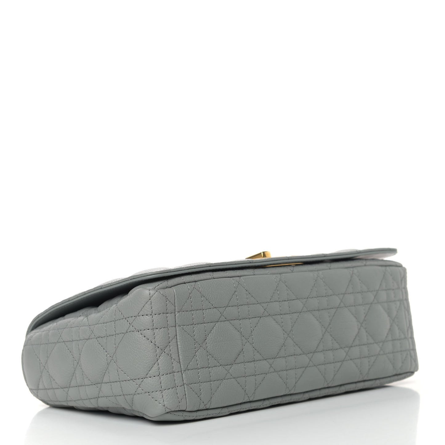 Lambskin Cannage Large Caro Bag Grey