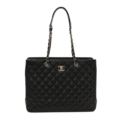 Chanel Caviar Quilted Large Shopping Tote Black 1 of 8