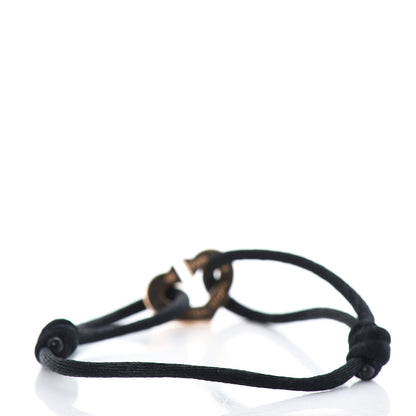 Cartier 18K Pink Gold Hearts and Symbols Cord Bracelet Black 3 of 5