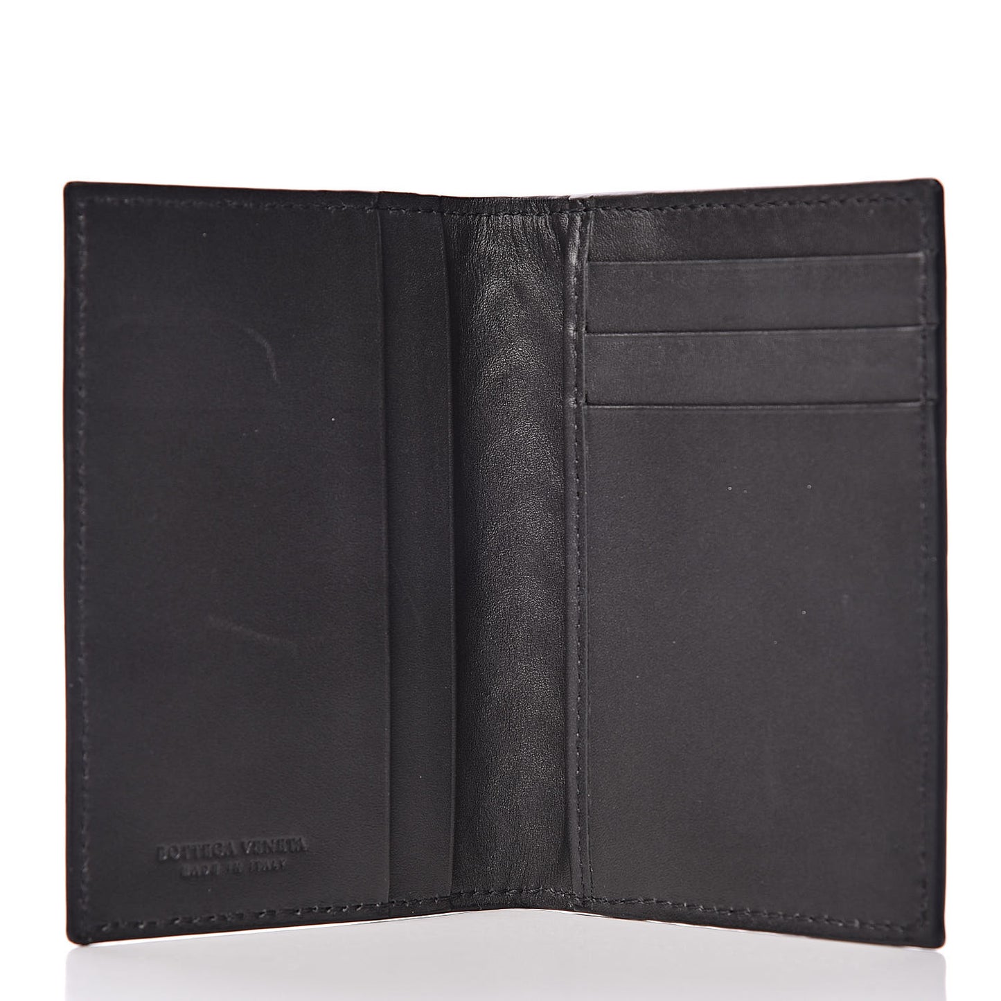 Intrecciato VN Card Case Ferro