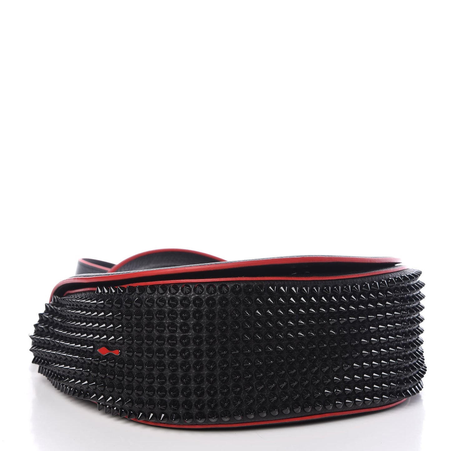 Calfskin Spikes Panettone Messenger Black