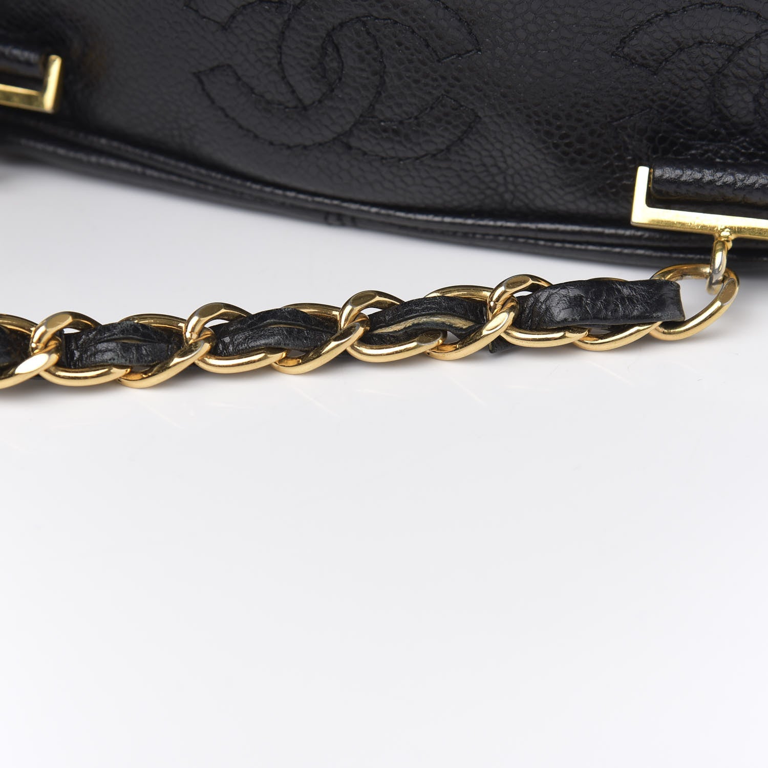 Chanel Caviar CC Backpack Black 8 of 9