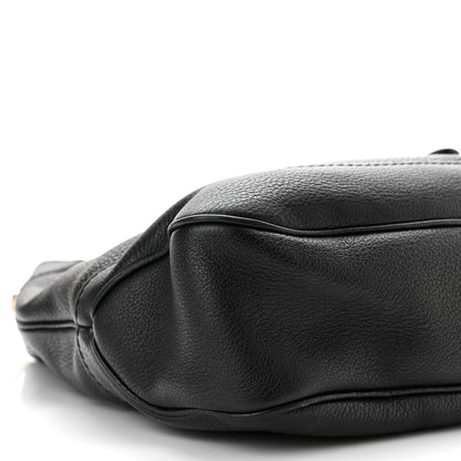 Gucci Calfskin Medium New Jackie Shoulder Bag Black 8 of 10