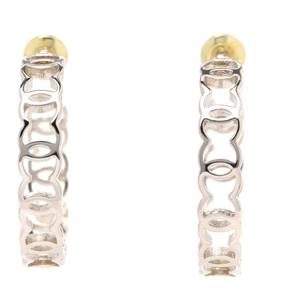 Chanel Metal CC Hoop Earrings Gold 1 of 7