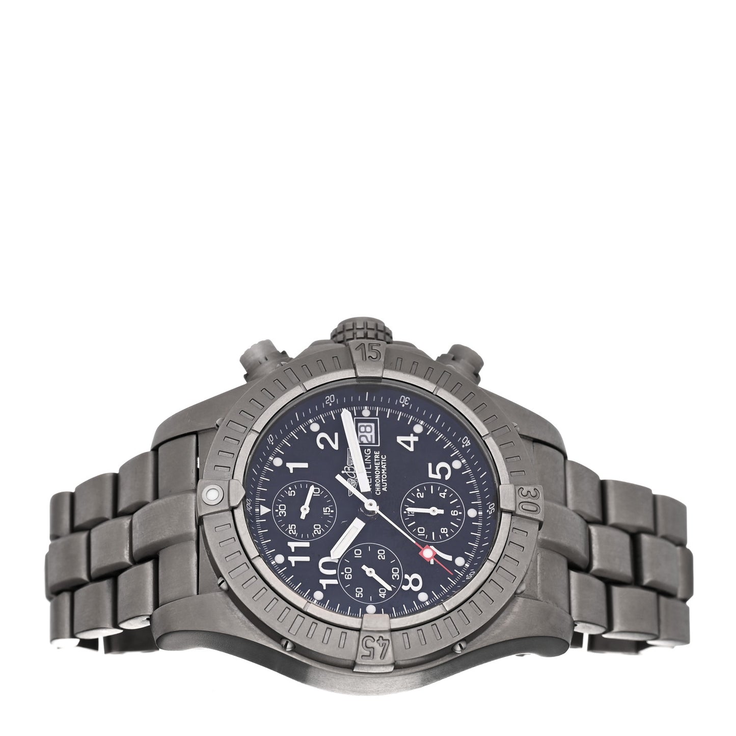 Titanium 45mm Avenger Chronograph Automatic Watch Black E13360