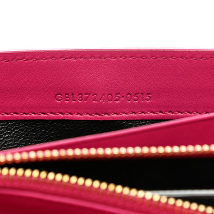 Saint Laurent Calfskin Classic Y Ligne Wallet Fuchsia 8 of 10