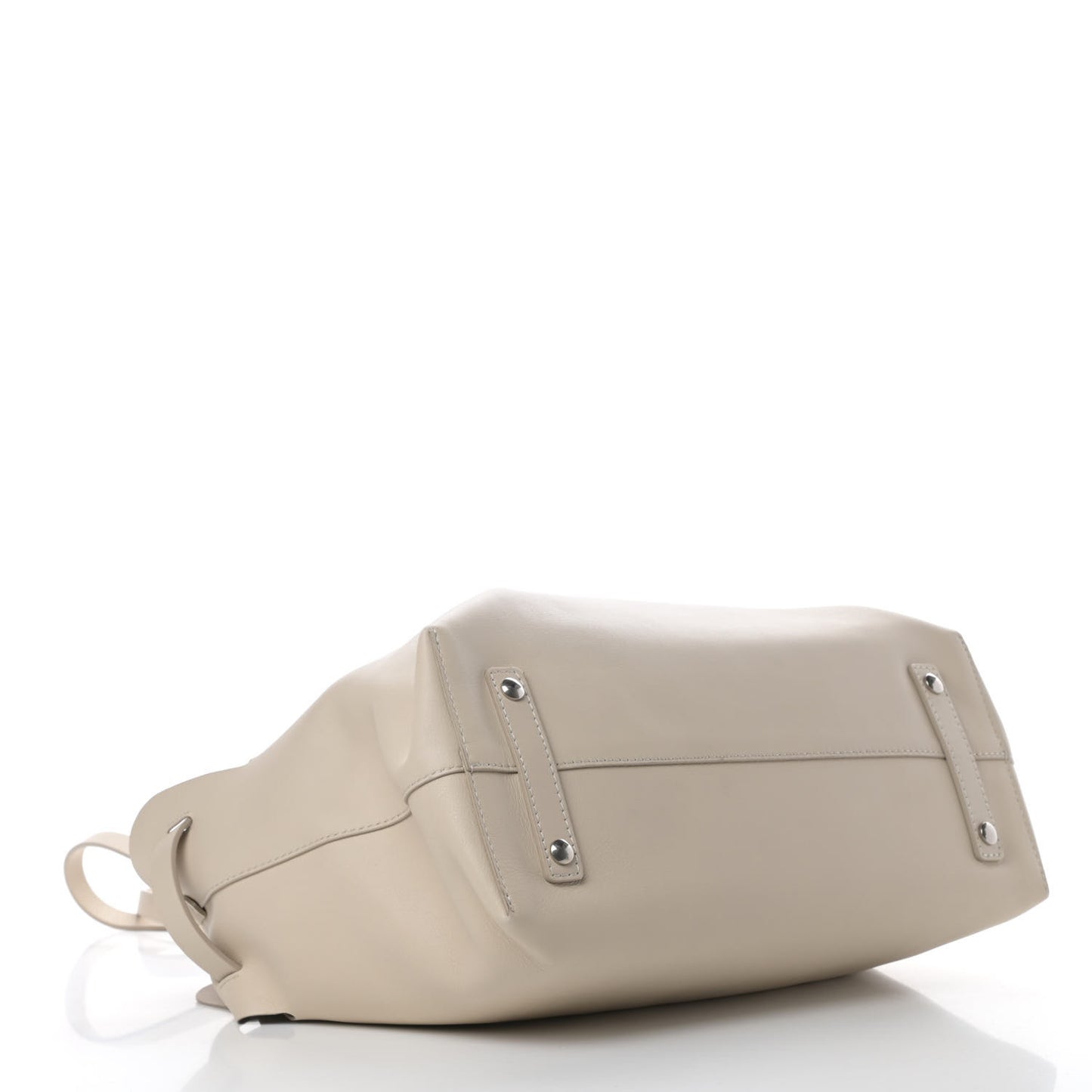 Soft Smooth Calfskin Medium Tote Limestone