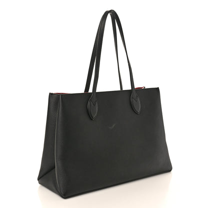 Louis Vuitton Grained Calfskin Lockme Shopper Black 3 of 14