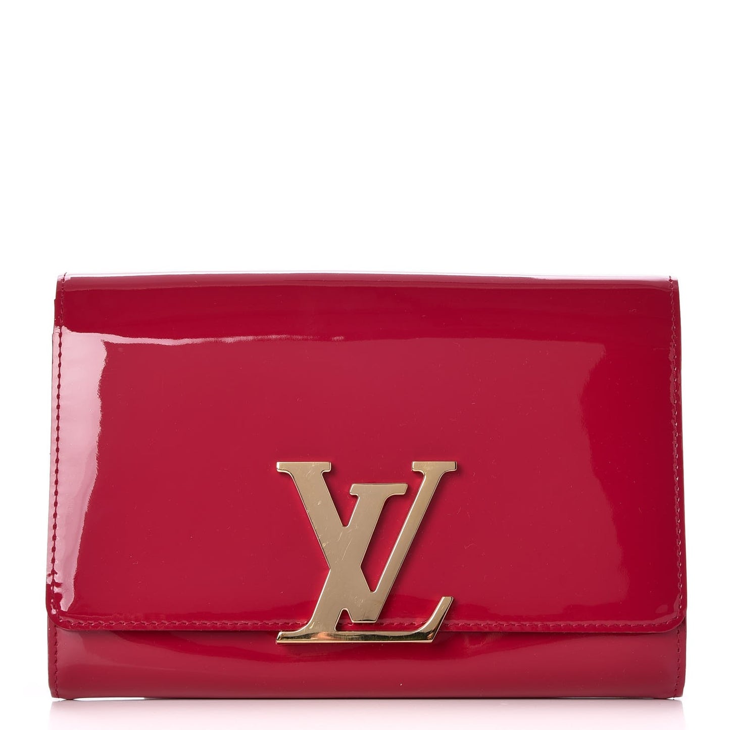 Patent Louise Clutch Rose Indien