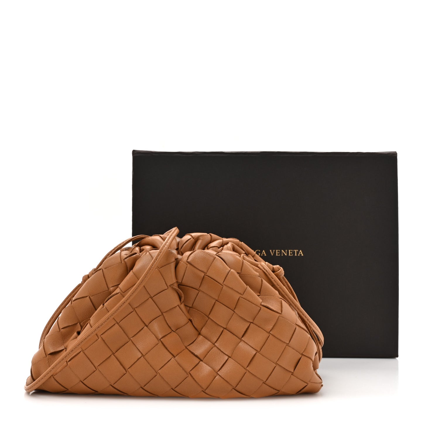 Nappa Intrecciato The Mini Pouch Carmel