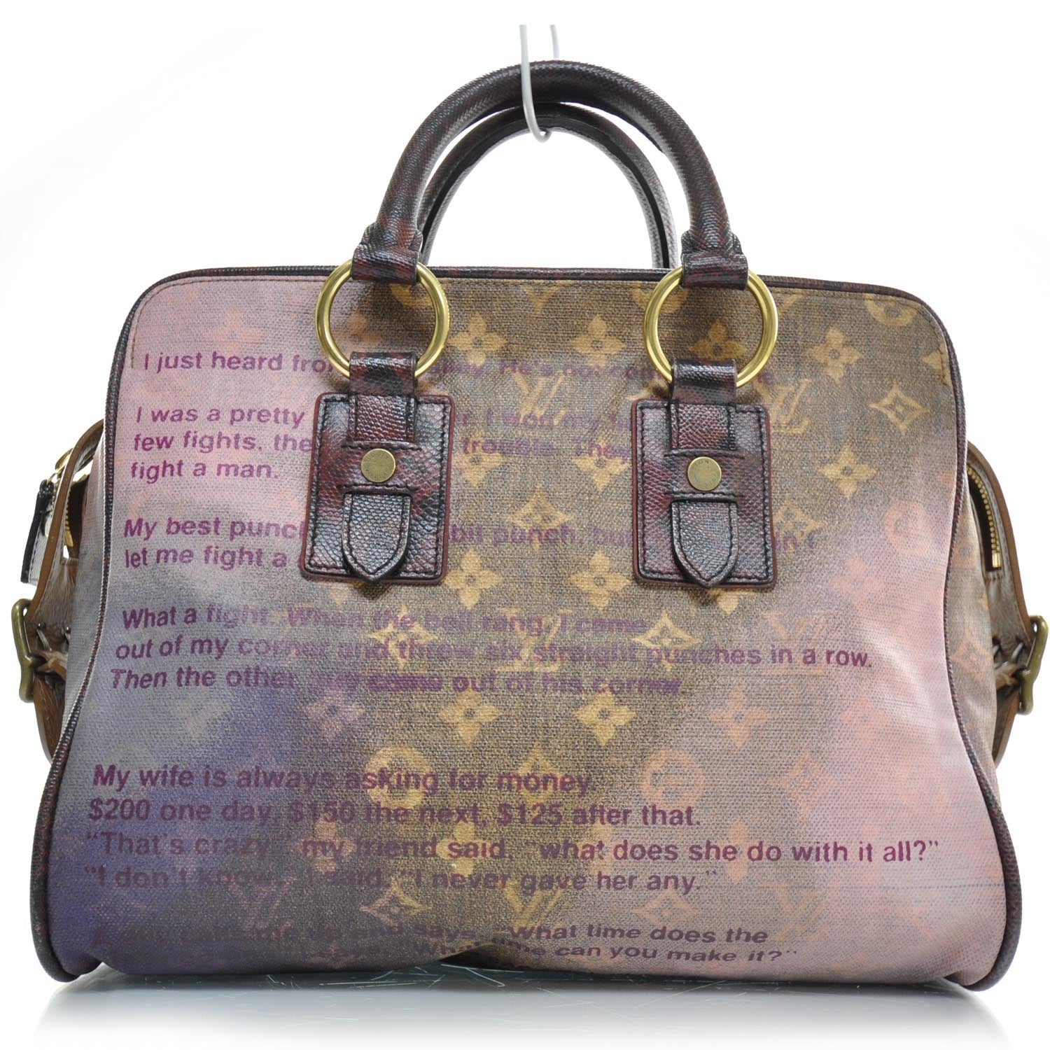 Louis Vuitton Richard Prince Graduate Jokes Bag 1 of 8