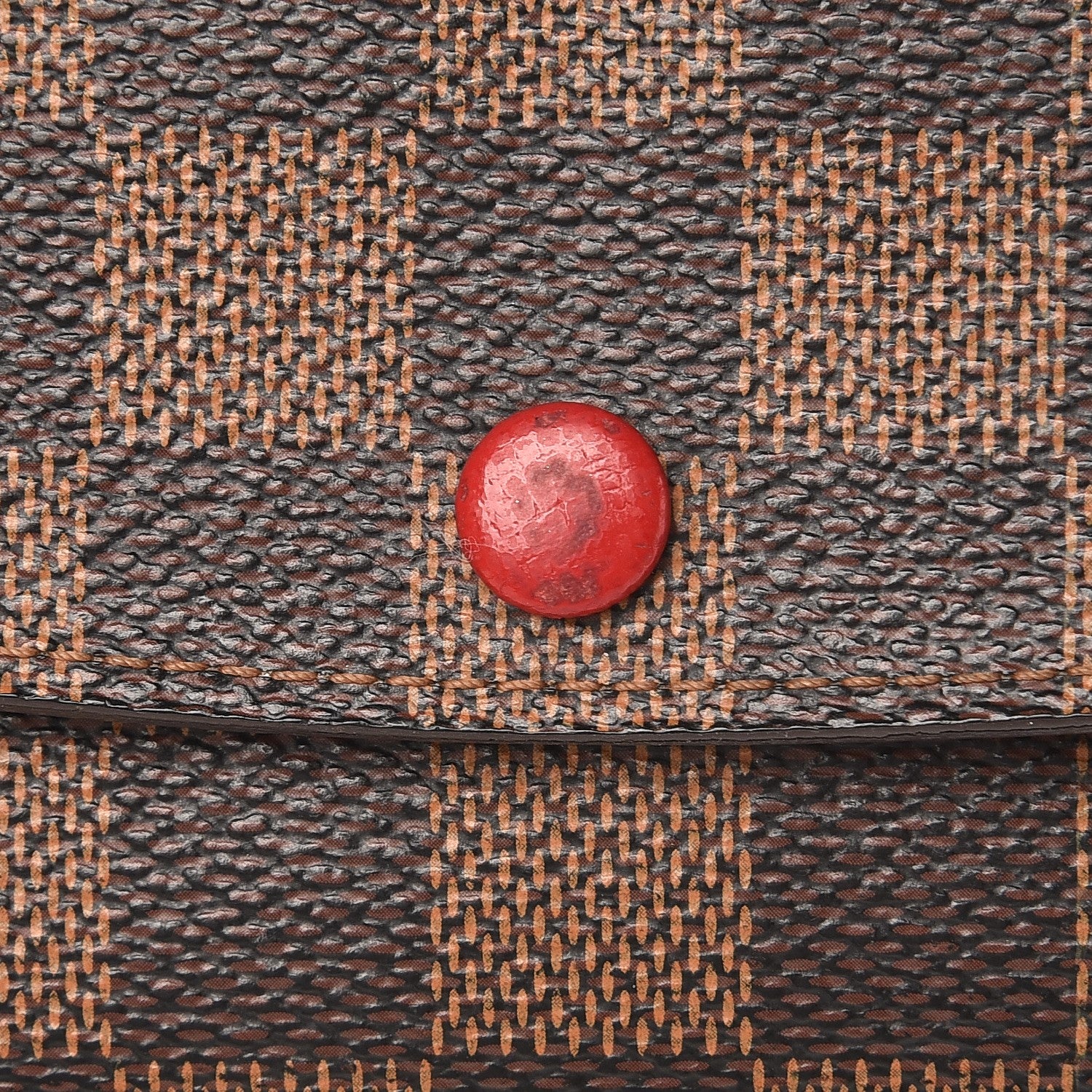 Louis Vuitton Damier Ebene Emilie Wallet Red 7 of 7